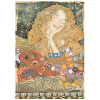 Rýžový papír A4 - Klimt žena