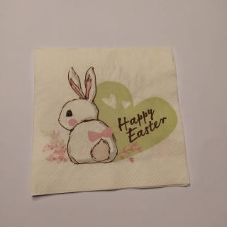 Ubrousek 25x25cm - Velikonoční králík
