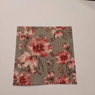 Ubrousek 25x25cm - květy 3