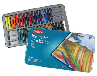 Umělecké bloky Derwent - Inktense 36ks