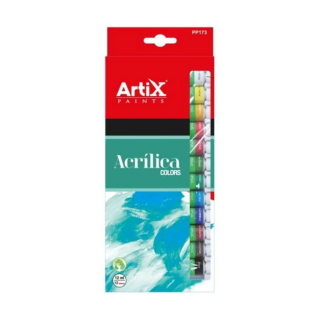 Akrylové barvy sada Artix 12x12ml
