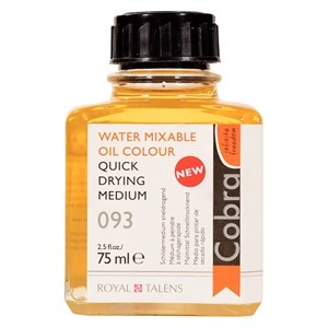 Médium rychleschnoucí 75 ml Cobra pro vodou ředitelné olejové barvy