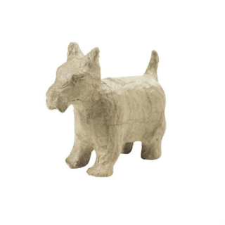 Zvířátko z papíru - foxteriér (9 cm)