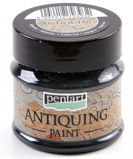 Dekorační barva Antique paint - černá 50ml