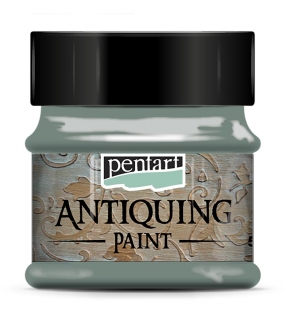 Dekorační barva Antique paint - krémová zelená 50ml