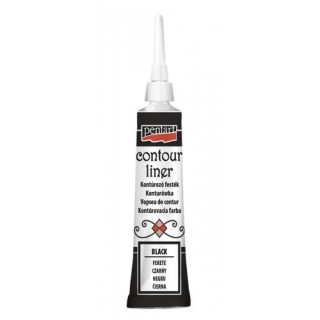 Kontura univerzální Pentart 20ml černá