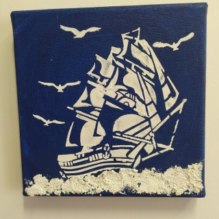 Plachetnice 20x20 cm