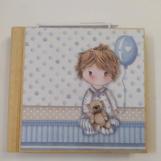 Scrapbookové album - narození chlapce