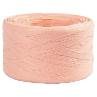 Papírová příze Raffia 100m světle růžová