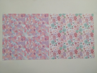 Papír Květiny - 20,4x20,4 cm