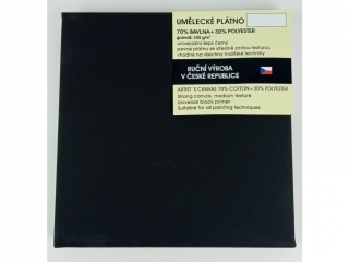 Malířské plátno černé ČR 30x40 cm