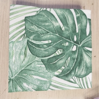 Ubrousek 25x25cm - monstera