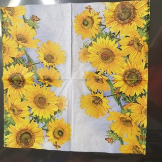 Ubrousek 25x25cm - Slunečnice
