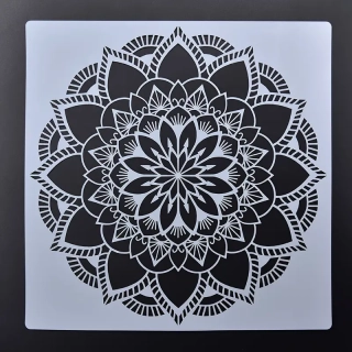 Plastová šablona - Mandala 30x30cm