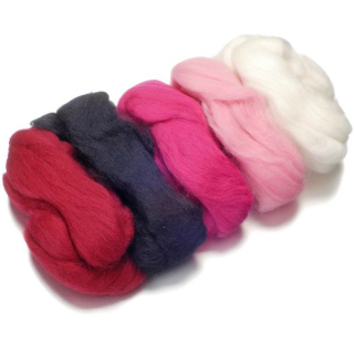 Merino 50g vlna extra jemná růžovo-fialová