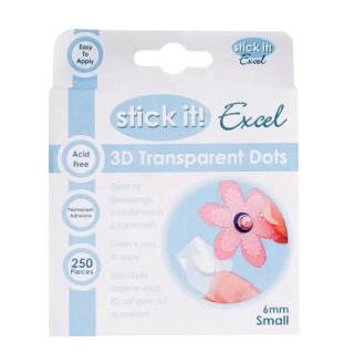 3D oboustranná gelová kolečka 6mm/250ks
