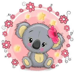 Diamantové malování - koala