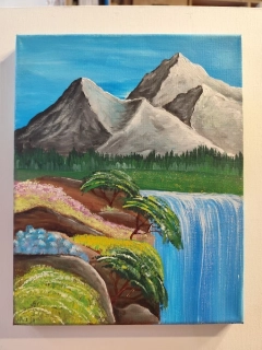 Vodopád 24x30cm