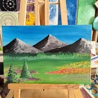 Horská louka II 20x30 cm