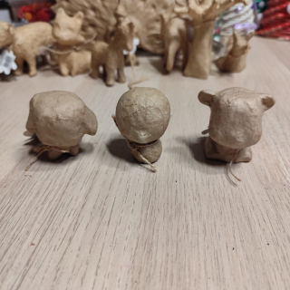 Mini zvířátko z papíru