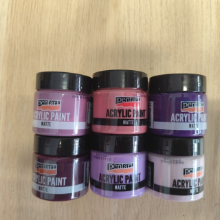 Akrylová barva Pentart 50ml -5- fialové odstíny