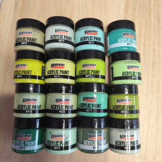 Akrylová barva Pentart 50ml -7- zelené odstíny