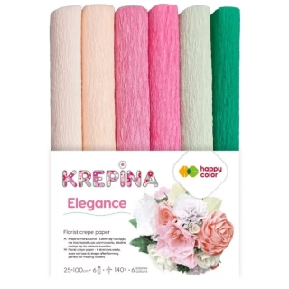 Krepový papír sada - elegance