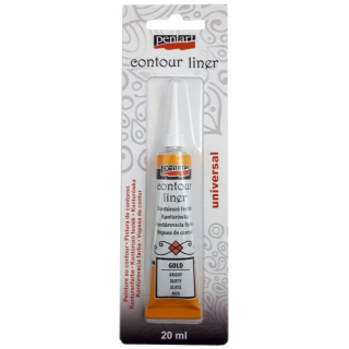 Kontura univerzální Pentart 20ml zlatá