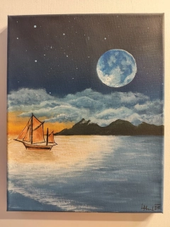 Poklidná noc 30x24cm
