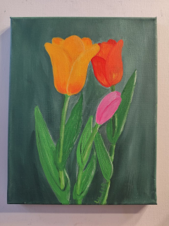 Tulipány 30x24cm