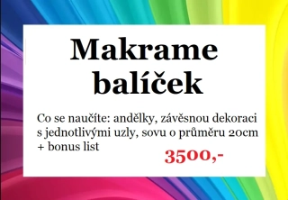 Makrame balíček