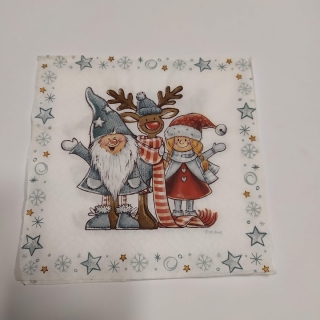 Ubrousek 33x33cm - Trpaslík a přátelé