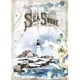 Rýžový papír A4 - Sea Shore