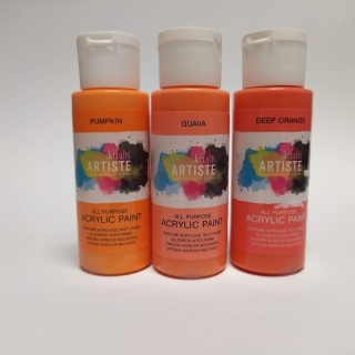 Akrylová barva Artiste 59ml (oranžové odstíny)